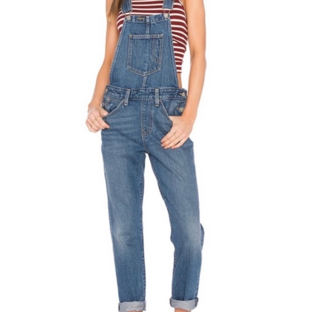 Levi’s Originals Tapered Medium Wash overalls size S